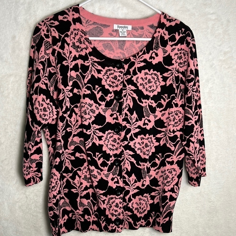 Vintage Hampshire Studio Button Up Cardigan Sweater